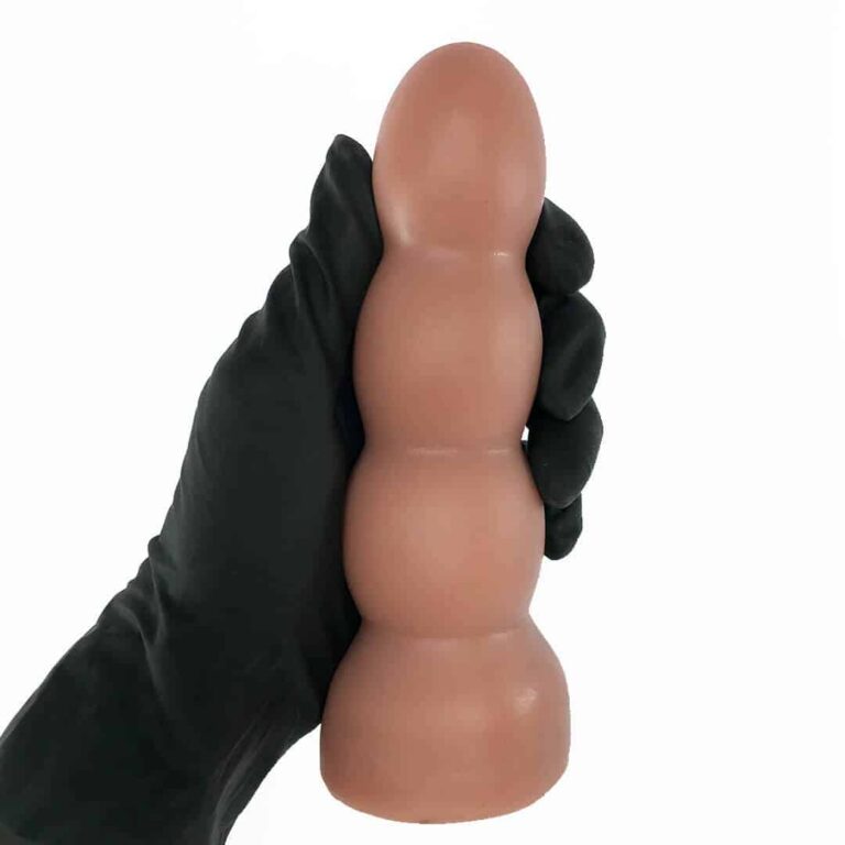 Plug Anal G 16,5cm x 4,5cm Borracha Bege A04 - Imagem 6
