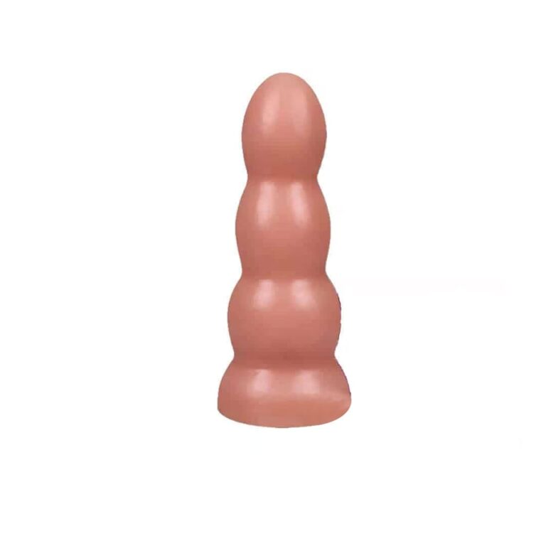 Plug Anal G 16,5cm x 4,5cm Borracha Bege A04