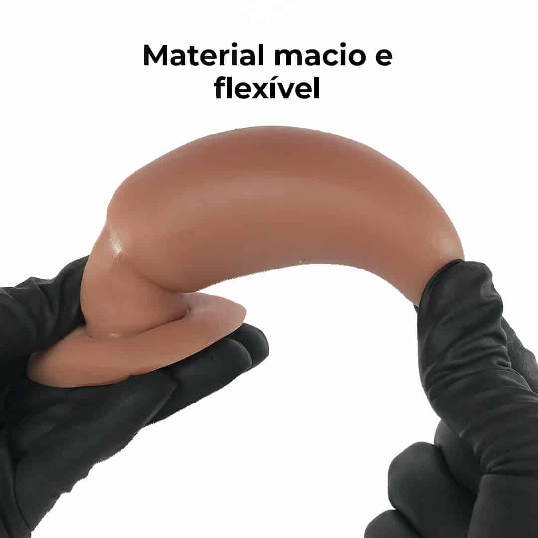 Plug Anal M 12cm x 3,5cm Borracha Bege A05 - Imagem 5