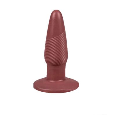 Plug Anal M 11cm x 3,5cm Borracha Marrom AC03