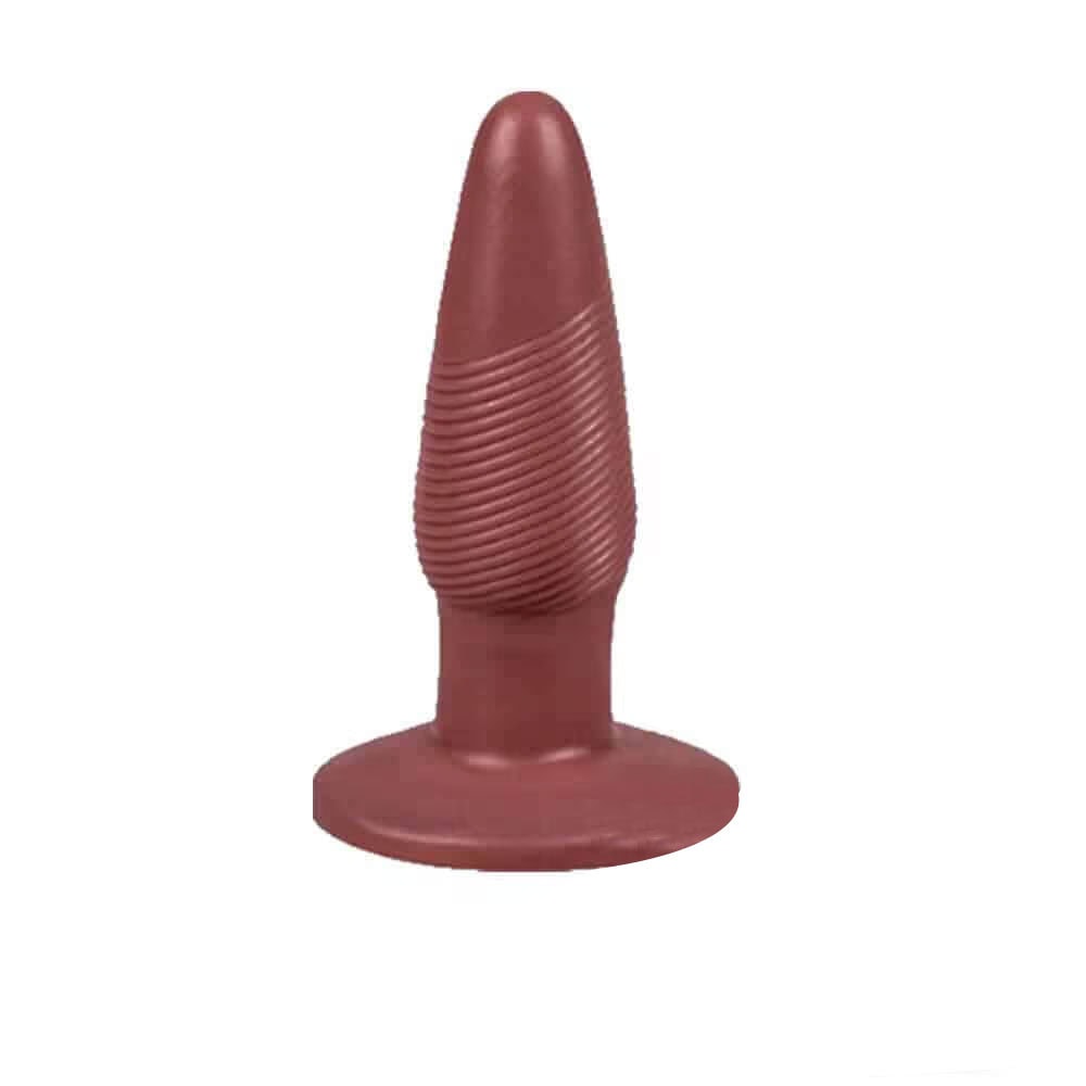 Plug Anal M 11cm x 3,5cm Borracha Marrom AC03