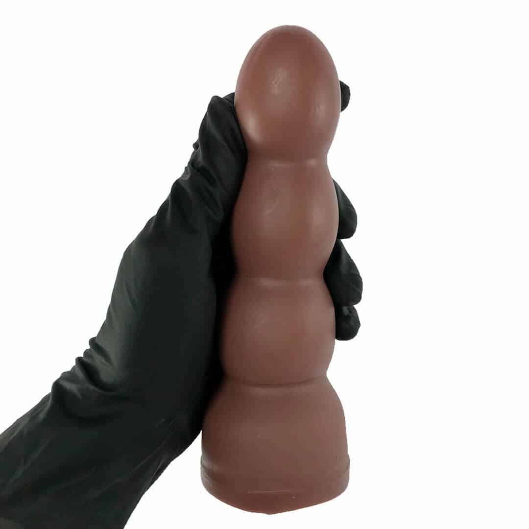 Plug Anal G 16,5cm x 4,5cm Borracha Marrom AC04 - Imagem 6
