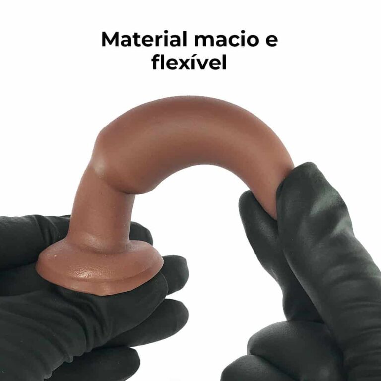 Plug Anal P 8,5cm x 2,3cm Borracha Marrom AC2 - Imagem 5