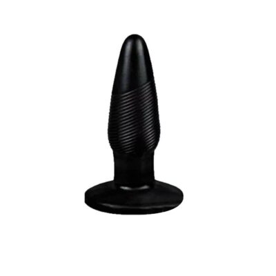 Plug Anal M 11cm x 3,5cm Borracha Preto AP03