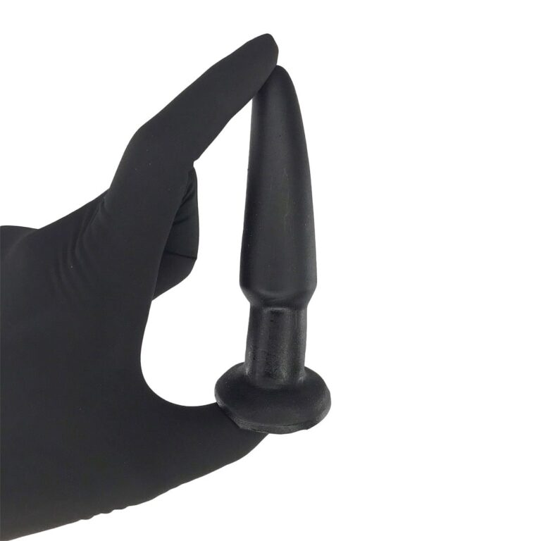 Plug Anal P 8,5cm x 2,3cm Borracha Preto AP02 - Imagem 7