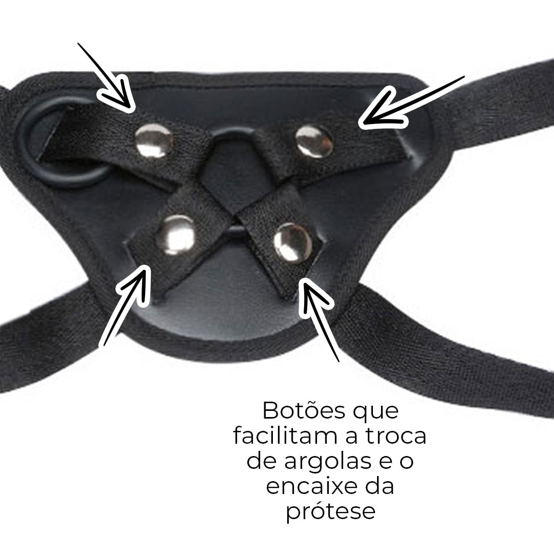 Cinta Peniana com 4 Argolas para diversas espessuras (Sem Prótese) - Imagem 4