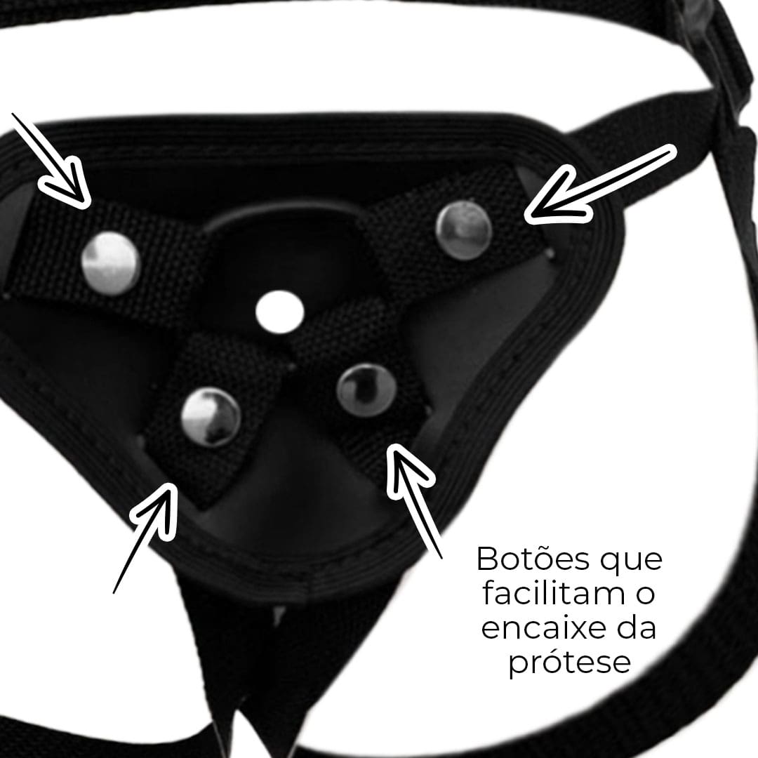 Cinta Peniana 2 em 1, com argola ou furo para rosquear (Sem Prótese) - Imagem 4