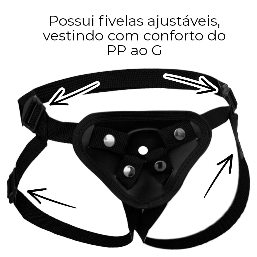 Cinta Peniana 2 em 1, com argola ou furo para rosquear (Sem Prótese) - Imagem 3