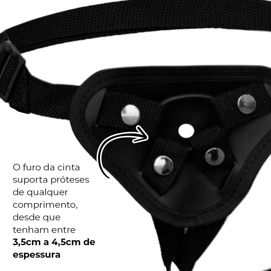 Cinta Peniana 2 em 1, com argola ou furo para rosquear (Sem Prótese) - Imagem 7
