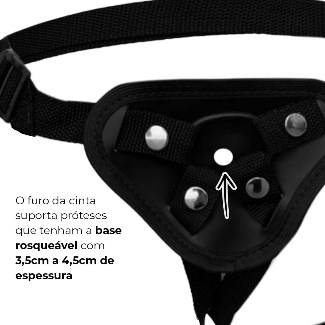 Cinta Peniana 2 em 1, com argola ou furo para rosquear (Sem Prótese) - Imagem 8