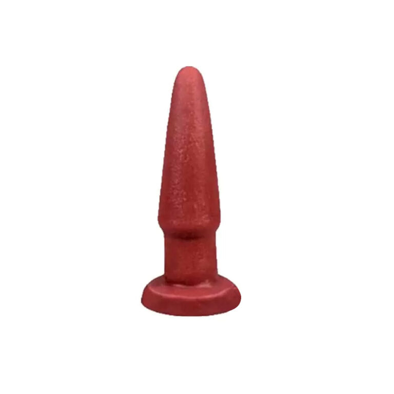 Plug Anal P 8,5cm x 2,3cm Borracha Marrom AC2