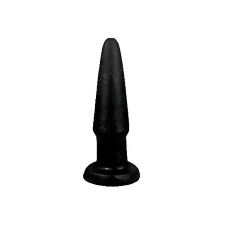 Plug Anal P 8,5cm x 2,3cm Borracha Preto AP02