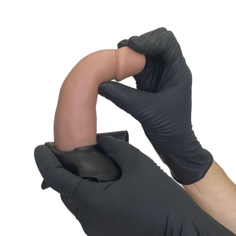 Cinta Peniana Para Dupla Penetração Na Mulher 13,5cm x 3,5cm com VIBRO Pênis Bege - Imagem 8
