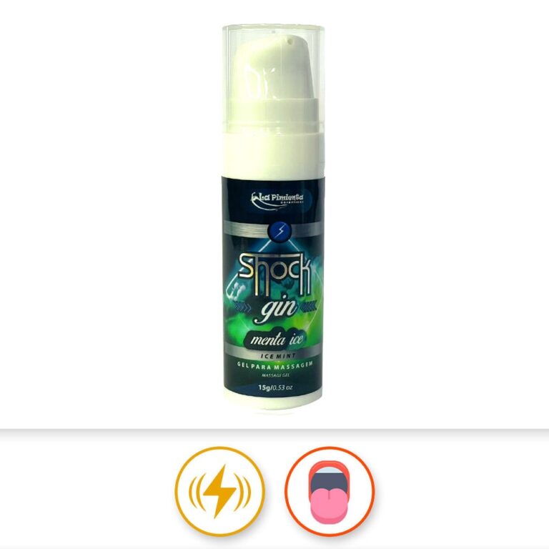 2 em 1 Vibrador líquido e com sabor para Sexo Oral - Menta Ice