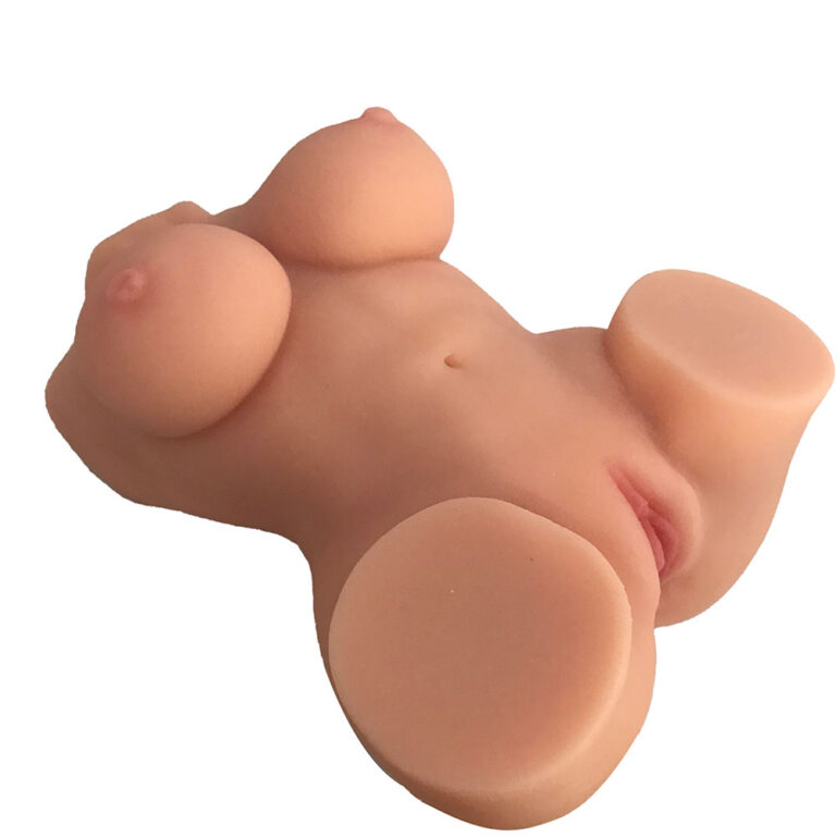 Masturbador masculino seios, vagina e ânus, túnel interno texturizado 27cm x 21cm - Imagem 11