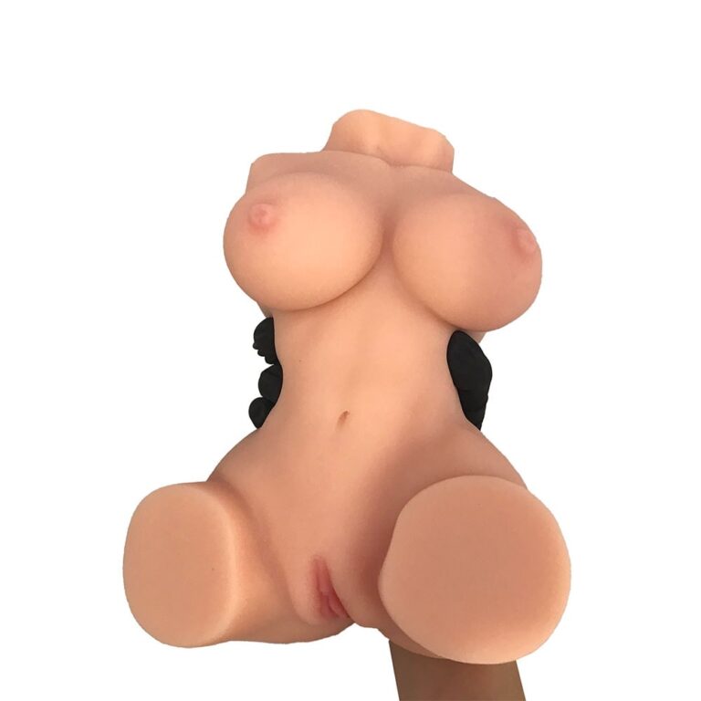 Masturbador masculino seios, vagina e ânus, túnel interno texturizado 27cm x 21cm - Imagem 10