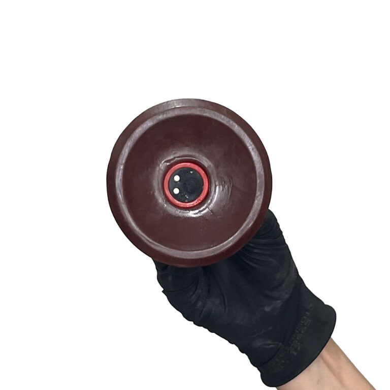 Pênis Grande 17cm x 4,5cm Recarregável com Vibração e Controle Remoto Realista Cyberskin Marrom com Ventosa - Imagem 17