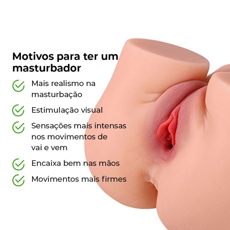 Masturbador masculino vagina e ânus, túnel interno texturizado 19cm x 17cm - Imagem 9