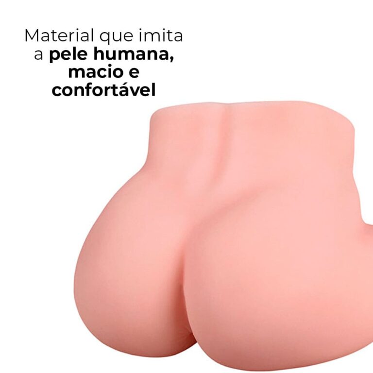 Masturbador masculino vagina e ânus, túnel interno texturizado 17cm x 15cm - Imagem 9