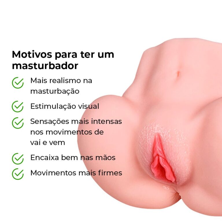 Masturbador masculino vagina e ânus, túnel interno texturizado 17cm x 15cm - Imagem 8