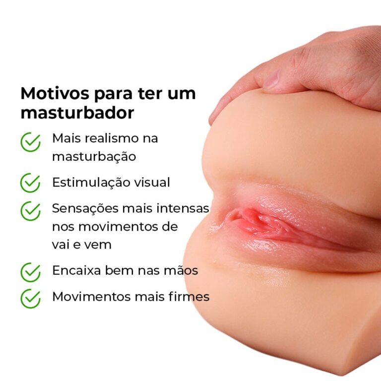 Masturbador masculino vagina e ânus, túnel interno texturizado 20cm x 16cm - Imagem 6