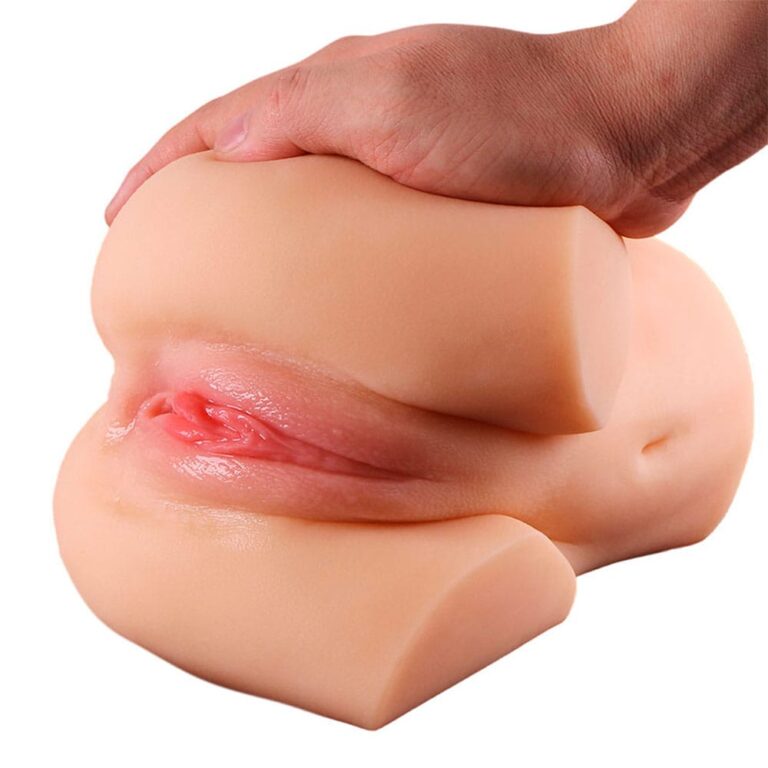 Masturbador masculino vagina e ânus, túnel interno texturizado 20cm x 16cm - Imagem 10