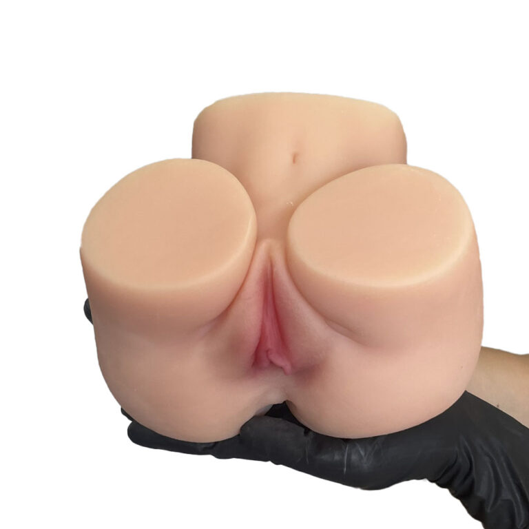 Masturbador masculino vagina e ânus, túnel interno texturizado 19cm x 17cm - Imagem 6