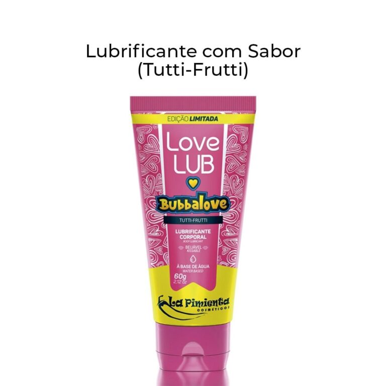 Lubrificante à base de água sabor Tutti-frutti Bubbalove - Imagem 3