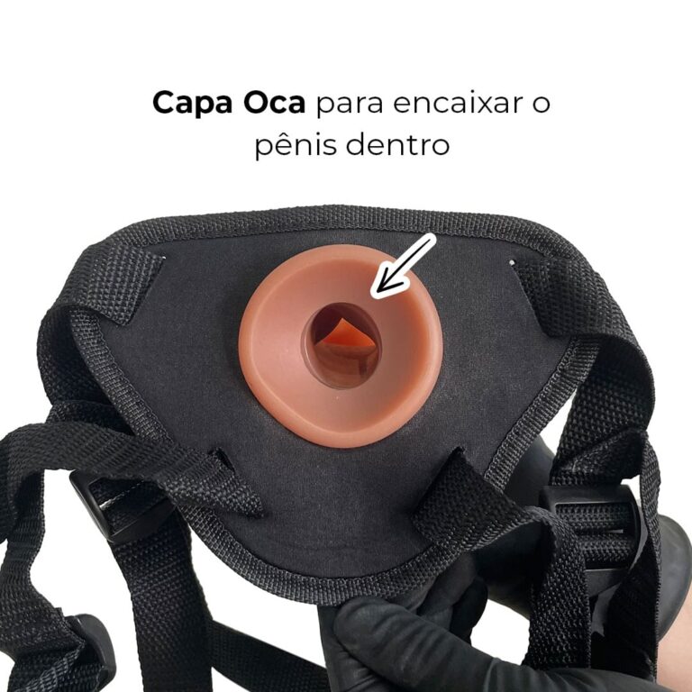 Capa Peniana OCA em Cyber Skin com Cinta 16,5cm x 3,5cm MARS DILDO - Imagem 7