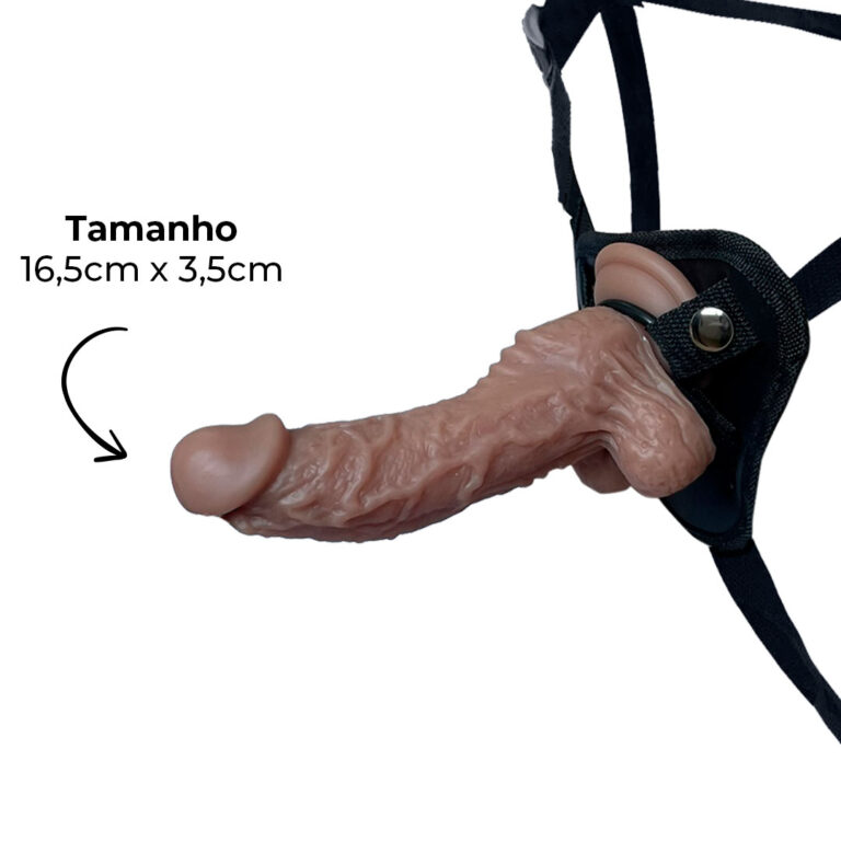Capa Peniana OCA em Cyber Skin com Cinta 16,5cm x 3,5cm MARS DILDO - Imagem 3