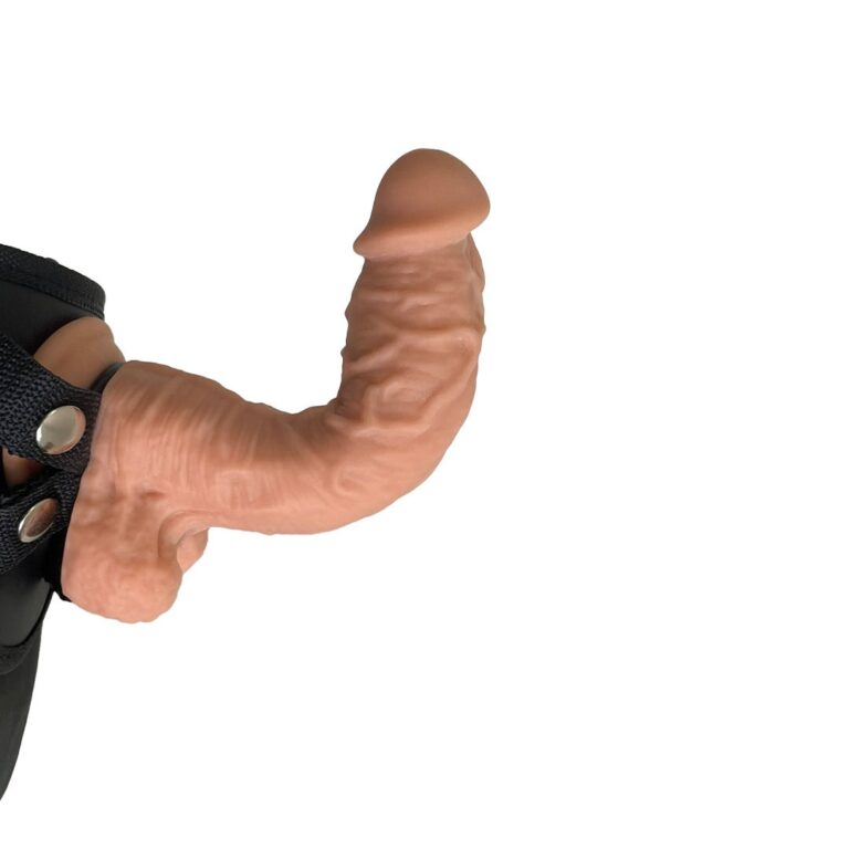 Cinta Peniana MARS DILDO Cyberskin com Vértebra Interna 17,5cm x 4cm - Imagem 14