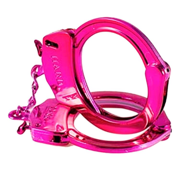 Algema Leve Sem Metal Rosa com Chave