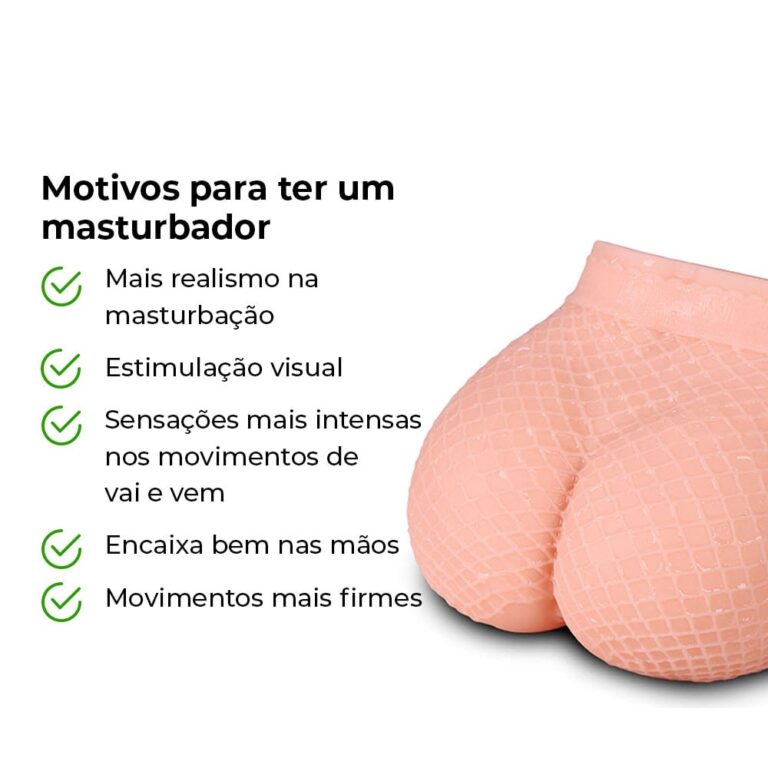 Masturbador masculino vagina e ânus, túnel interno texturizado 16cm x 15cm - Imagem 6