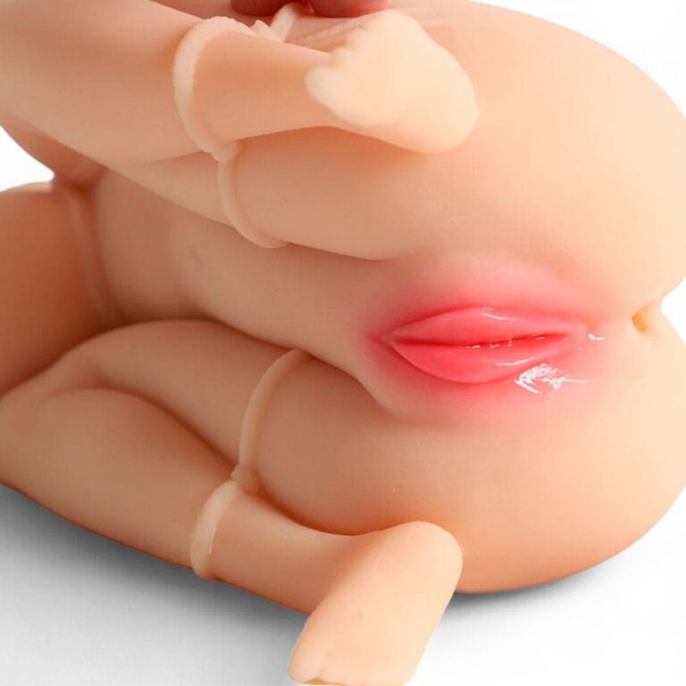 Masturbador masculino vagina e ânus, túnel interno texturizado 25cm x 16cm - Imagem 9