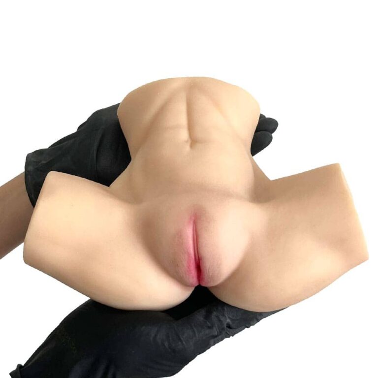 Masturbador masculino vagina e ânus, túnel interno texturizado 25cm x 16cm - Imagem 7