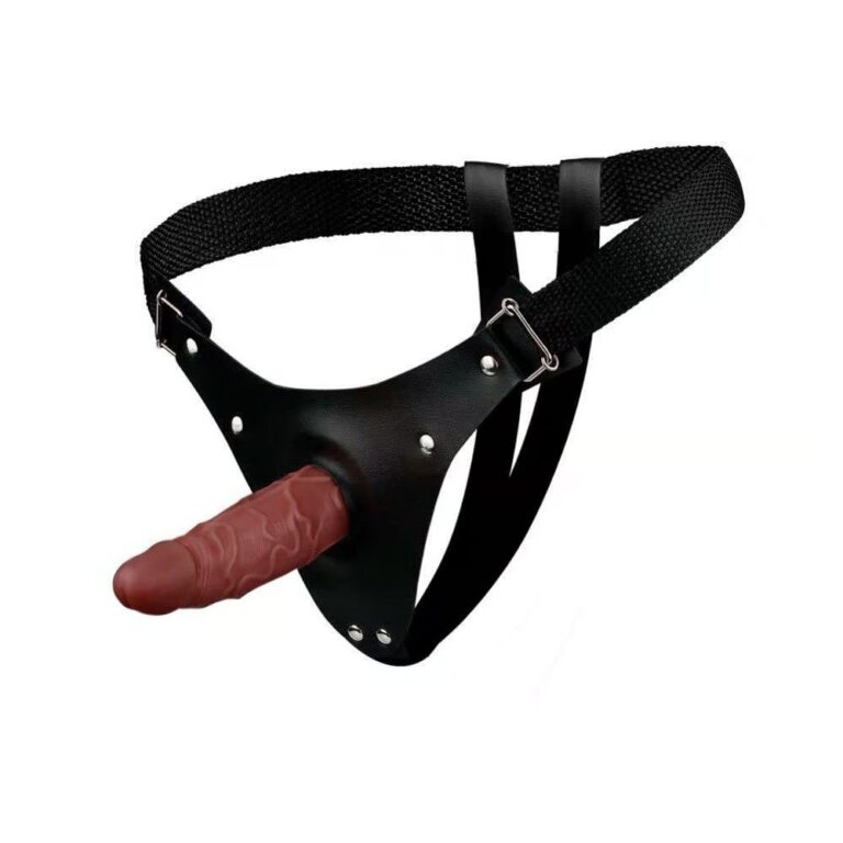 Cinta Peniana Pequena 12cm x 3cm com Pênis Marrom