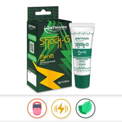 2 em 1 Vibrador líquido e com sabor para Sexo Oral - Menta