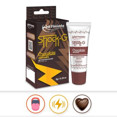 2 em 1 Vibrador líquido e com sabor para Sexo Oral - Chocolate