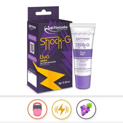 2 em 1 Vibrador líquido e com sabor para Sexo Oral - Uva