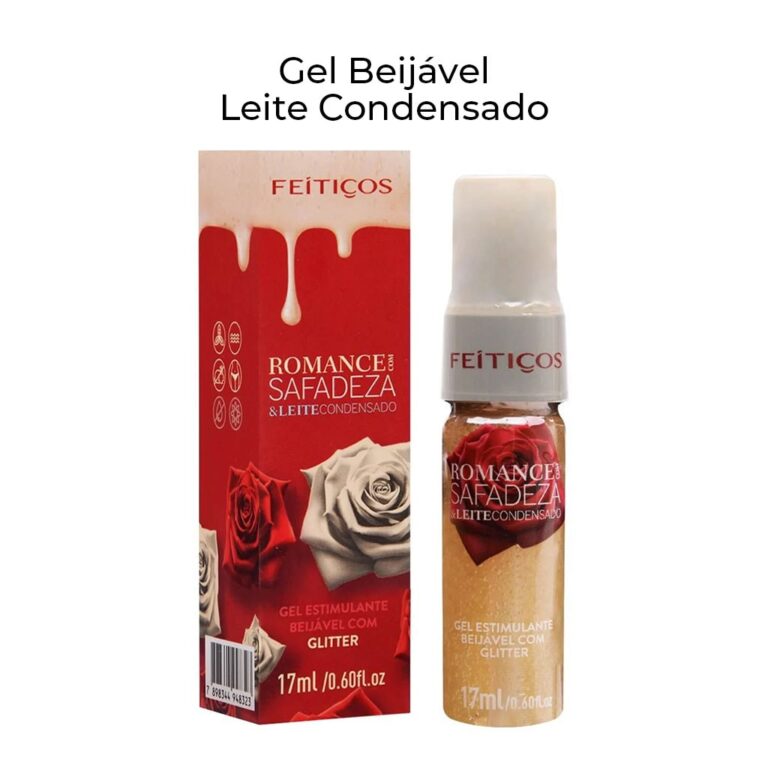 Gel Beijável com Glitter - Leite Condensado - Imagem 3