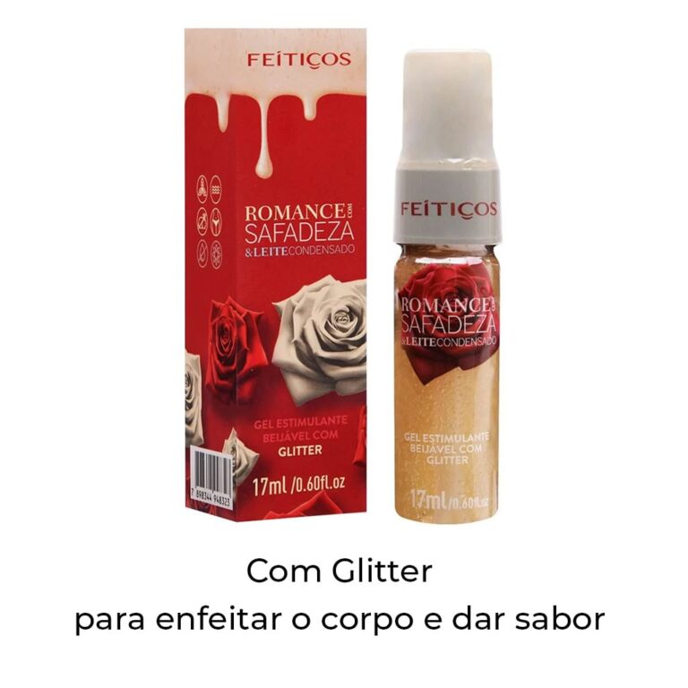 Gel Beijável com Glitter - Leite Condensado - Imagem 4
