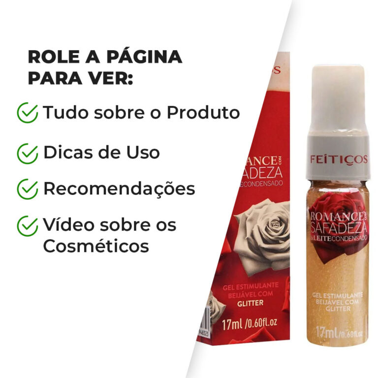 Gel Beijável com Glitter - Leite Condensado - Imagem 6