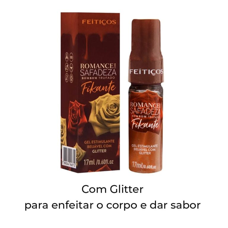 Gel Beijável com Glitter - Bombom Trufado - Imagem 4