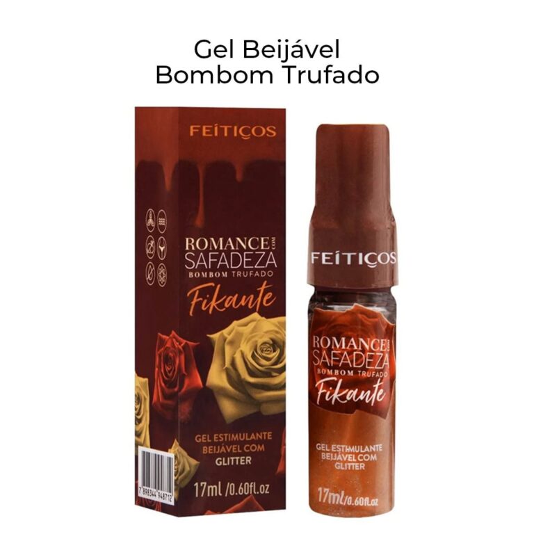 Gel Beijável com Glitter - Bombom Trufado - Imagem 3