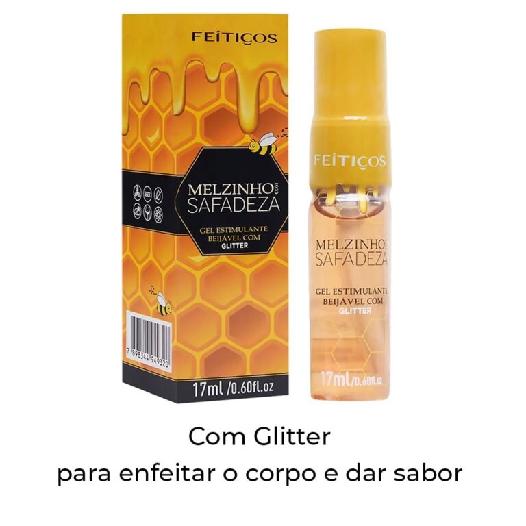 Gel Beijável com Glitter - Mel - Imagem 4
