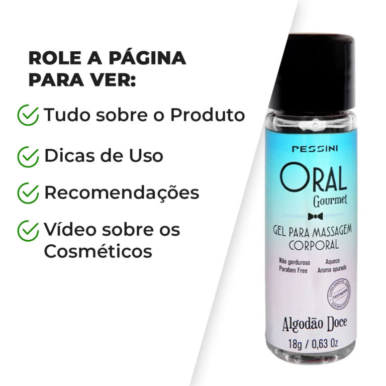 Gel Beijável para sexo Oral - Algodão Doce - Imagem 5