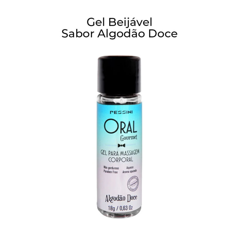 Gel Beijável para sexo Oral - Algodão Doce - Imagem 3
