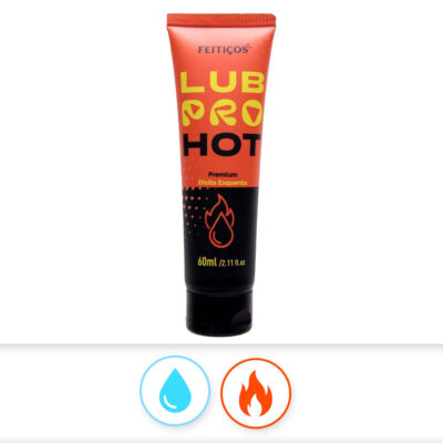 Lubrificante à base de água Hot Pro - Efeito de Esquentar