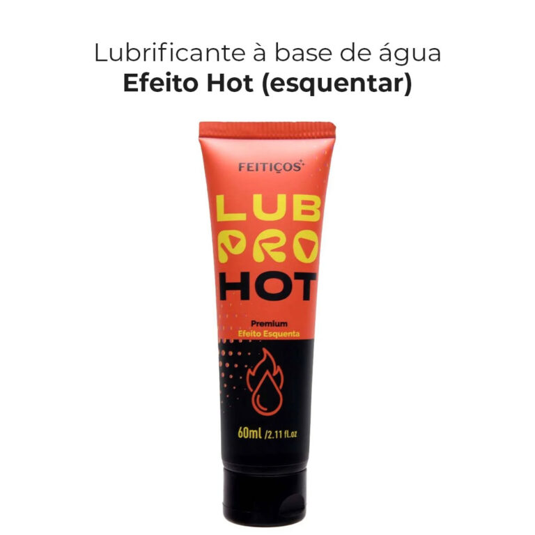 Lubrificante à base de água Hot Pro - Efeito de Esquentar - Imagem 3