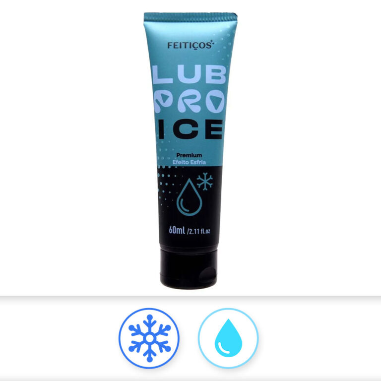 Lubrificante à base de água Ice Pro - Efeito de Esfriar